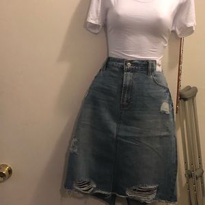 Denim skirt